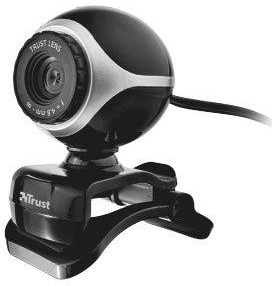 Trust Webcam exis nero/silver trustbrillante. Tecnologia senza driver: 'plug e go'. Microfono integrato per un suono