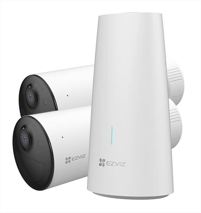 EZVIZ Kit Due Telecamere Di Sorveglianza Hb3-b2-bianco