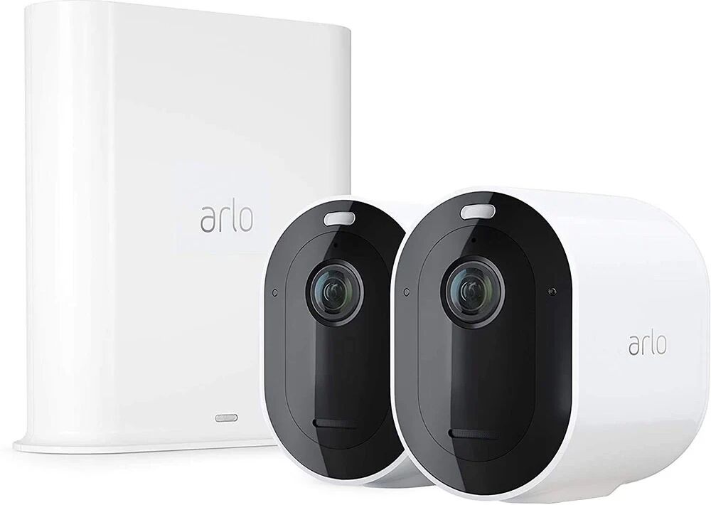 Arlo VMS4240P kit 2 telecamere di sicurezza IP Interno e esterno Lampadina Parete 2560 x 1440 Pixel + base