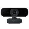 RAPOO XW180 Full HD webcam 1080p, 80° gezichtsveld, fixfocus, ruisonderdrukking, USB-aansluiting, voor Skype, FaceTime, Hangouts, Zoom, enz., PC/Mac/ChromeOS/Android