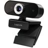 Logilink UA0371 Pro Full HD USB-webcam met microfoon voor scherpe videogesprekken via Skype/Google Meet/FaceTime/FB Messenger/etc.