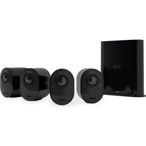 Arlo Ultra 2 spotlight camera - 4-pack Svart