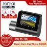 70mai-Dash Cam Pro Plus Carro DVR  GPS Embutido  Coordenadas de Velocidade  ADAS  Suporte para