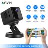 ARVIN-Mini Câmera de Visão Remota  HD 1080P  Visão Nocturna  Interior  Ângulo 150 °  WiFi Cam