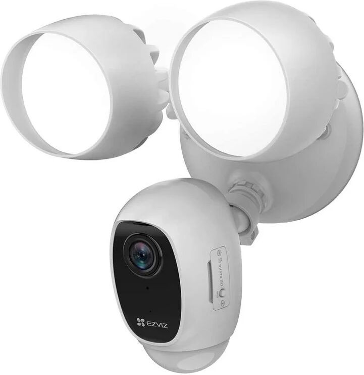 Ezviz lc1c câmara de segurança ip 1080p com focos led 2000 lúmenes