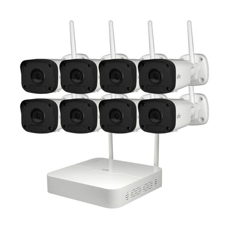 Uniview Easy Kit De Videovigilância Nvr 8 Canais Ip - 4 Câmaras