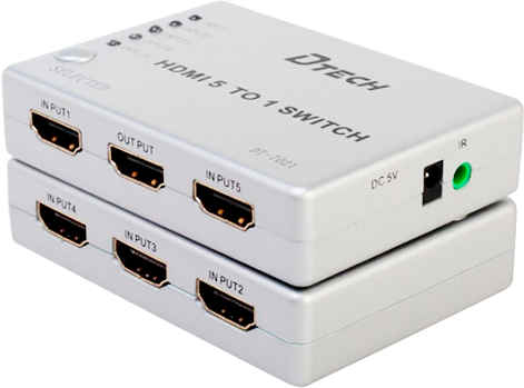 Floow Hdmi Switch - 5 Entrada Hdmi - 1 Saídas Hdmi - At.