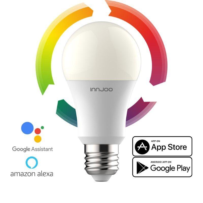 Innjoo Lâmpada Inteligente Led Innjoo E27  9w  800lm