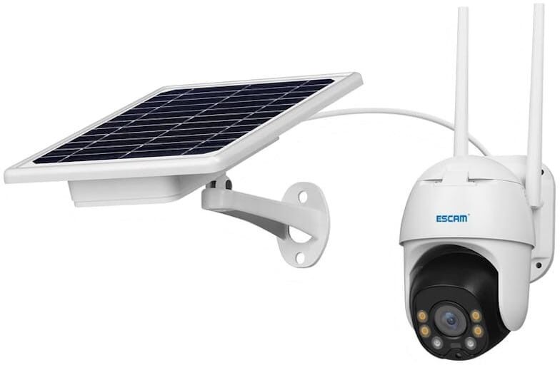 Escam Câmara De Vigilância Ip Qf130 Solar 1080p 2mp Wi-fi