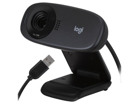 Logitech Webcam C310 (HD - Microfone Incorporado)