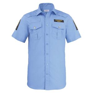 Kortärmad Skjorta Ordningsvakt   HerrLLjusblå Ljusblå