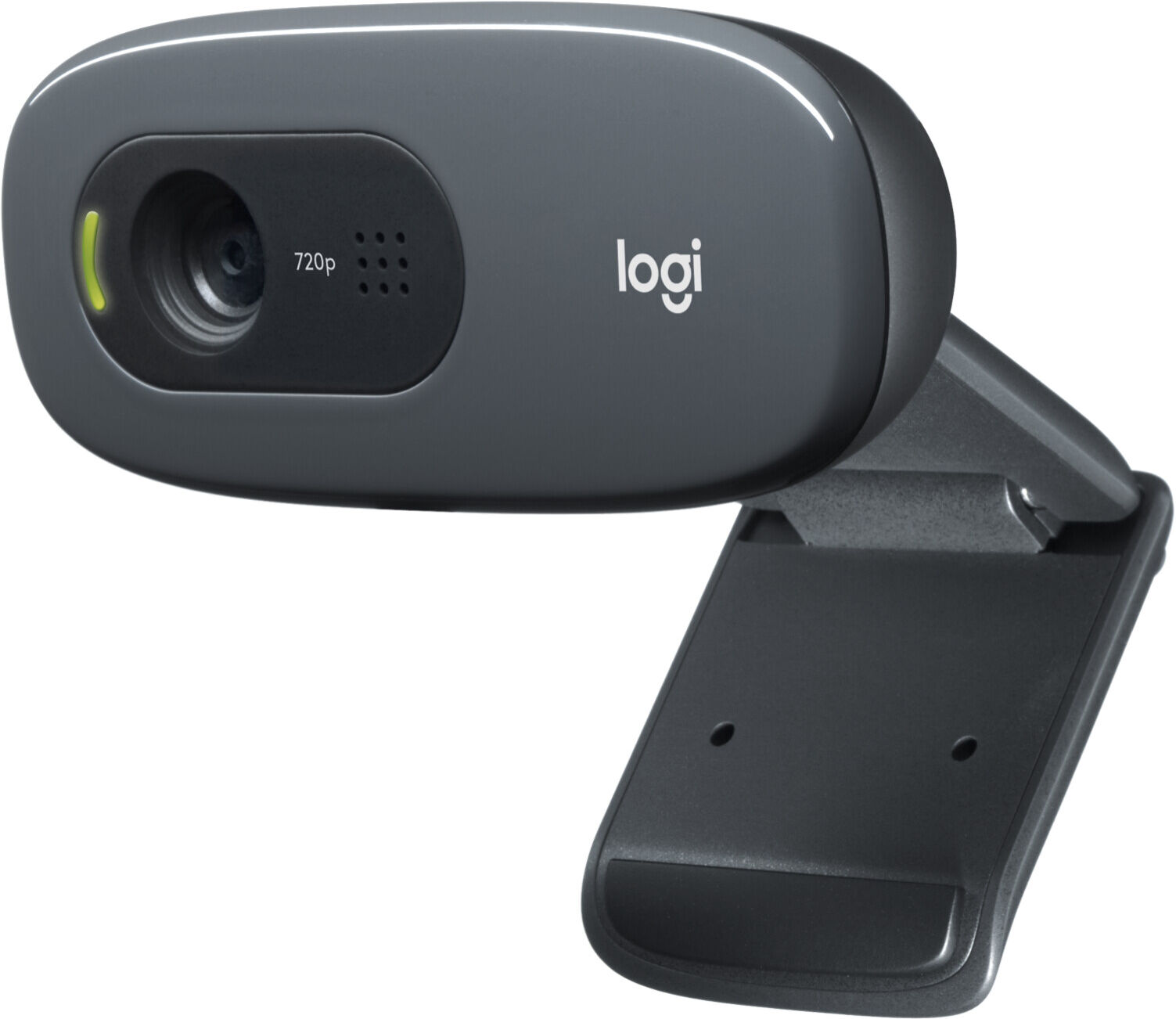 Logitech C270 HD-Webcam, 720p, 30 fps, 3MP, FoV 60°, Fester Fokus