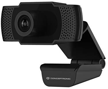 AMDIS01B Conceptronic Amdis webcam 2 MP 1920 x 1080 pixels USB 2.0 Black Conceptronic Amdis, 2 MP, 1920 x 1080 pixels, 30 fps, H.264,M-JPEG,YUV, 90, 90