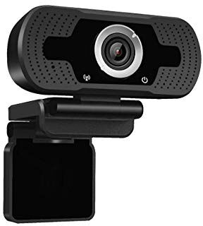 1080P-2MP-WEBCAM J41S Webkamera med mikrofon, 1080P videokamera med mikrofon USB-dator webbkamera [Plug and Play] [30fps] för PC videokonferenser