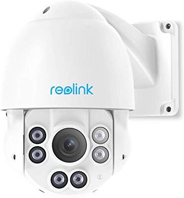 EU-423-5MP-R Reolink PTZ PoE Säkerhetskamera 5MP Super HD Panorering Lutning 4X Optisk Zoom IP66 Vattentät Utomhus Inomhus IR Mörkerseende Rörelsedetektering CCTV IP Kamera RLC-423