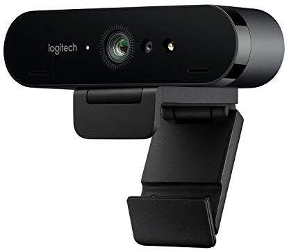 222B094 Logitech Brio Stream Webcam, Ultra HD 4K Streaming Edition, HDR ger mer levande och verklighetstrogna färger, Blixtsnabb bilduppdatering i HD med 1080p/60 fps, Optimerad för streaming