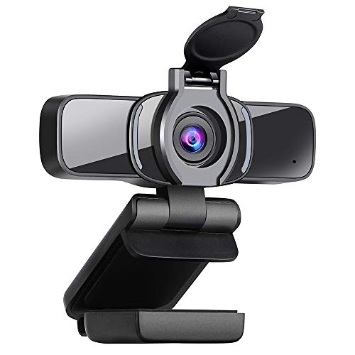 W3 Dericam Webcam, HD 1080P Webcam with Microphone, Computer Web Camera for PC,MAC,Laptop, Plug and Play USB Webcam with Privacy Cover for Youtube, Skype, Video Calling, Conferencing, Gaming