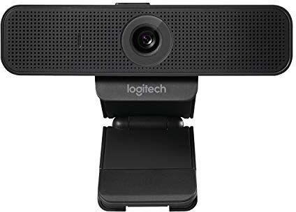 222A295 Logitech C925-E B2B webbkamera, HD 1080p / 30fps Videosamtal, Ljuskorrigering, Autofokus, Clear Audio, Privacy Shade, Fungerar med Skype Business, WebEx, Lync, Cisco, PC/Mac/Laptop/Macbook Svart