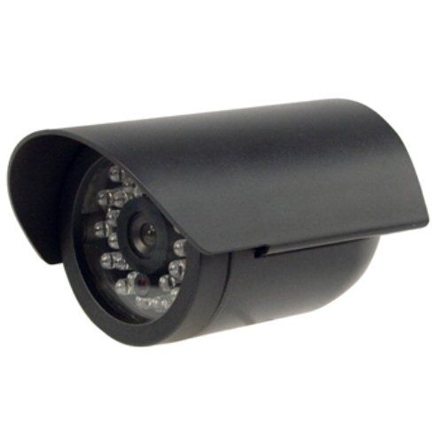 SEC-CAM31B Konig Väderbeständig CCTV-kamera med infraröd LED för mörkerseende – svart