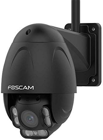 FI9938B Foscam  – Full HD PTZ WLAN-kamera I övervakningskamera med 4X Zoom I IP-kamera med 60 m mörkerseende och rörelsedetektering I Security Camera med fjärråtkomst, microSD-kortplats