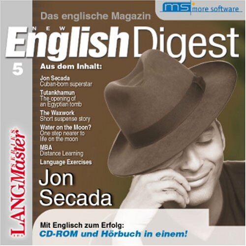 New English Digest Jon Secada&#039;s. CD- ROM. SkyNews - Preis vom 18.02.2022 06:01:34 h