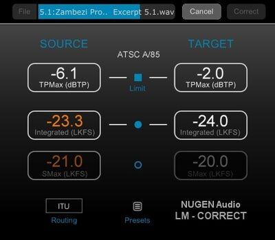 Nugen Audio LM-Correct 2