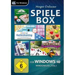 Magnussoft - Mega Deluxe Spielebox für Windows 10 (DE) - PC