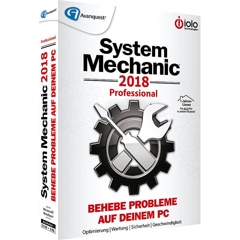 Avanquest System Mechanic 2018 Professional - 1-Jahres-Lizenz