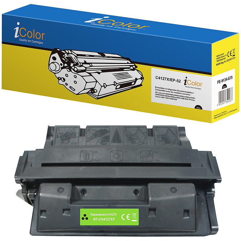 recycled / rebuilt by iColor HP C4127X / No.27X Toner- Rebuilt