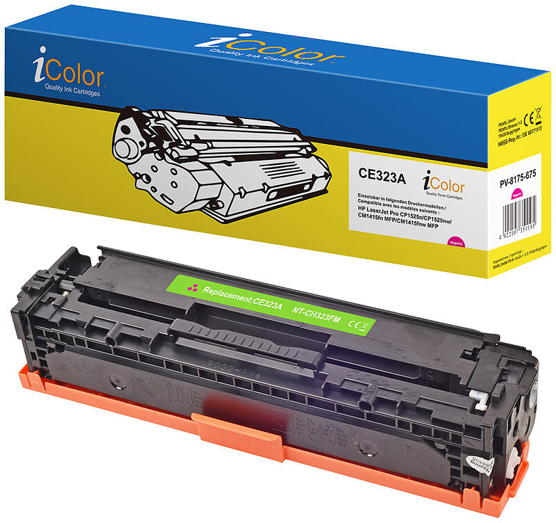 iColor HP CE323A Toner- Kompatibel- magenta