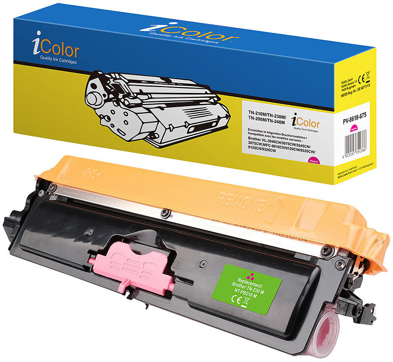 iColor Brother TN-230M Toner- Kompatibel, magenta, für z.B.: DCP-9010 CN