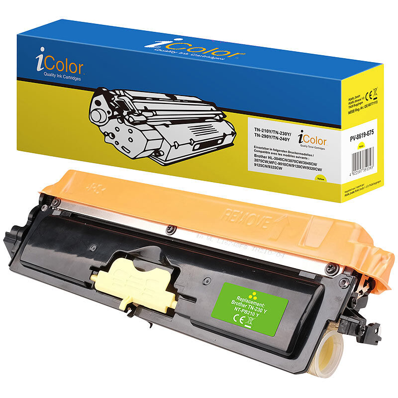 iColor Brother TN-230Y Toner- Kompatibel, yellow, für z.B.: DCP-9010 CN