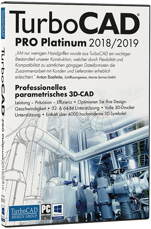 TurboCAD Design Group TurboCAD Pro Platinum V2018/2019