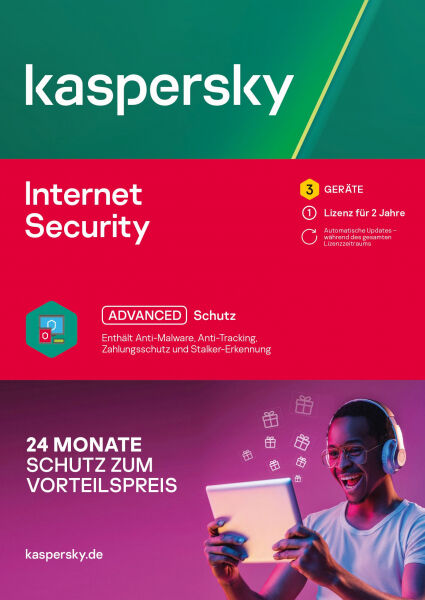 Kaspersky Lab Kaspersky - Internet Security (3 PC) (2 Years) [PC/Mac/Android] (D/F/I)