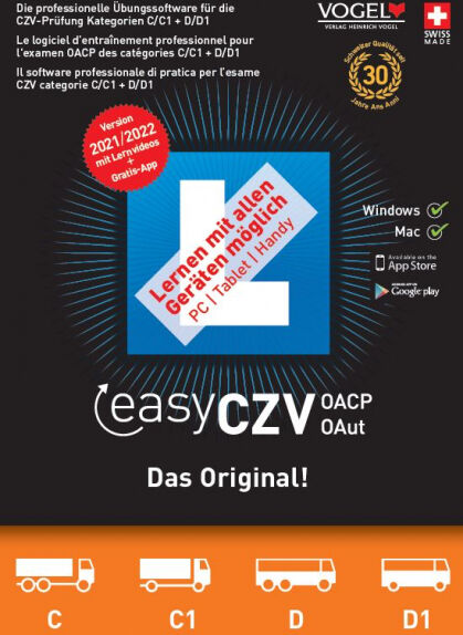 Divers Springer - easyCZV 2021/22 [Kat. C/C1/D/D1] [PC/Mac] (D/F/I)