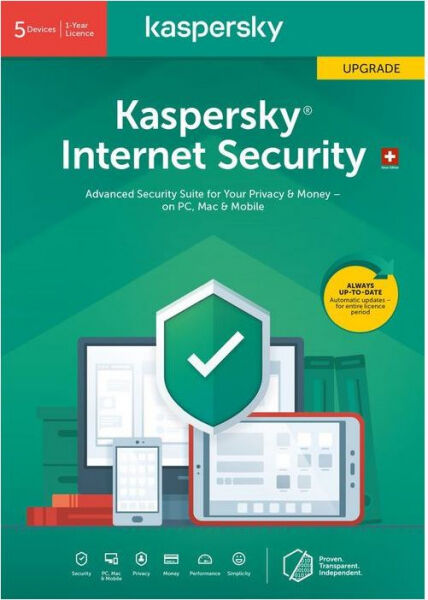 Kaspersky Lab Kaspersky Internet Security (5 PC) Upgrade  (D/F/I)