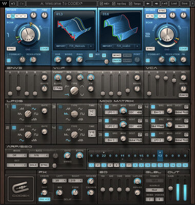 Waves Codex Wavetable Synth