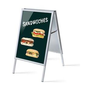 SHOWDOWN Displays Showdown Kundenstopper - DIN A1 - Komplett-Set - Sandwiches Englisch - Schwarz