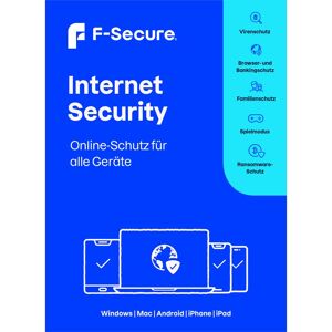 F-Secure Internet Security   1 Gerät   1 Jahr   Download & Produktschlüssel