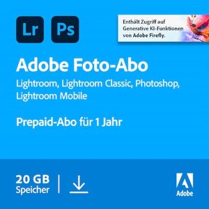 Adobe Creative Cloud Foto-Abo   20 GB   Download & Produktschlüssel