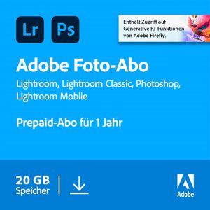 Adobe Creative Cloud Foto-Abo   20 GB   Download & Produktschlüssel