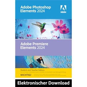 Adobe Photoshop & Premiere Elements 2024   Mac   Studenten & Lehrer   Download