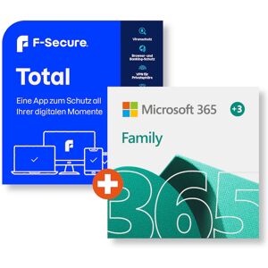 Microsoft 365 Family + F-Secure Total Security & VPN   Download & Key