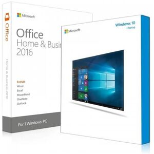 Microsoft Windows 10 Home + Office 2016 Home & Business Download + ...