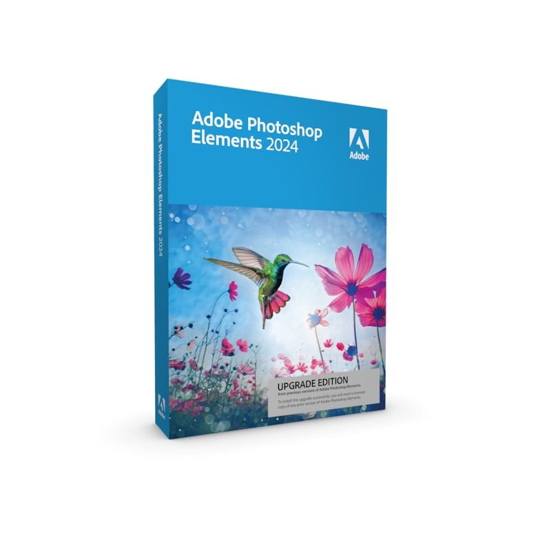 Adobe Photoshop Elements 2024   Upgrade   Box & Produktschlüssel