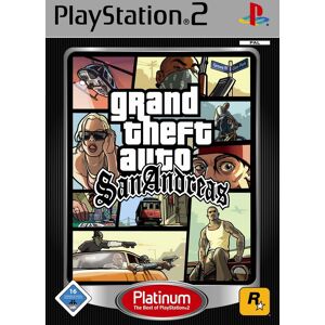 Sony Grand Theft Auto: San Andreas - Platinum - Playstation 2 (brugt)