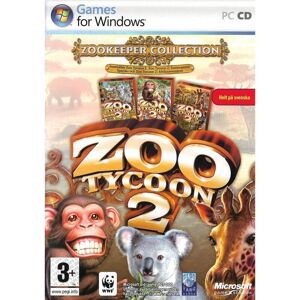 Zoo Tycoon 2 Zookeeper Collection PC CD Swedish (Brugt)
