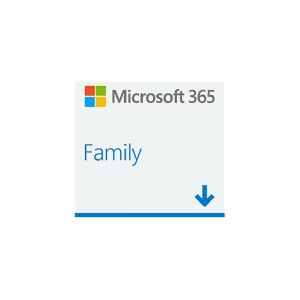 Microsoft 365 Home Licensabonnemet 1 år Op til 6 brugere Windows MacOS