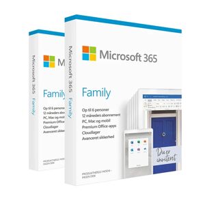 Microsoft 365 Family - 30 enheder / 1 år