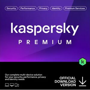Kaspersky Premium - 5 enheder / 1 år